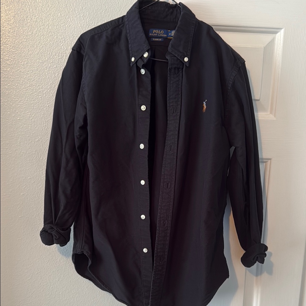 Polo by Ralph Lauren Women’s Black Button-Down Shirt